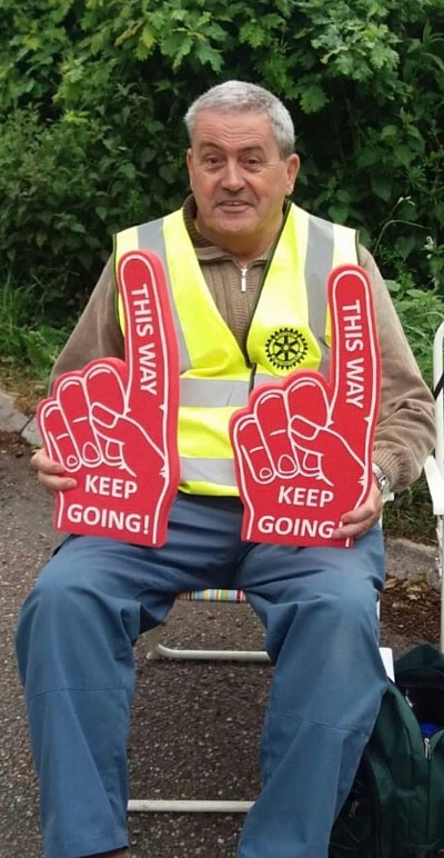 Happy birthday banner balloons colourful