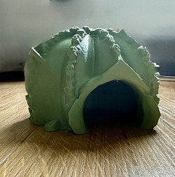 Reptile hide cactus effect